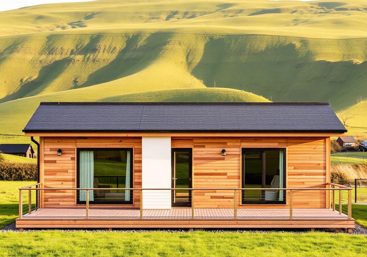 Modular countryside retreat in rural Ireland